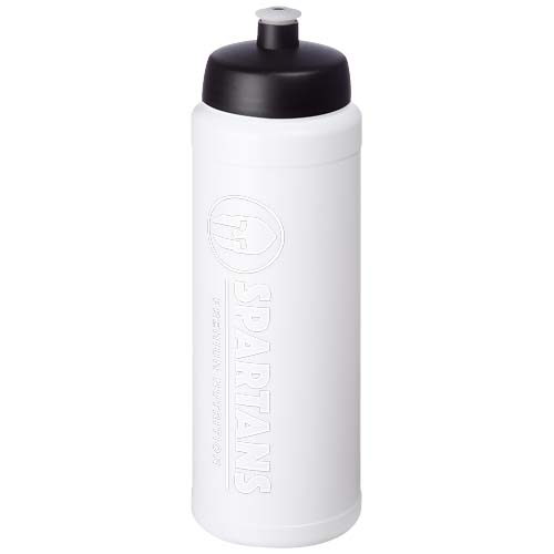 Bouteille 750ml de sport à personnaliser Rise Baseline Blanc / Noir